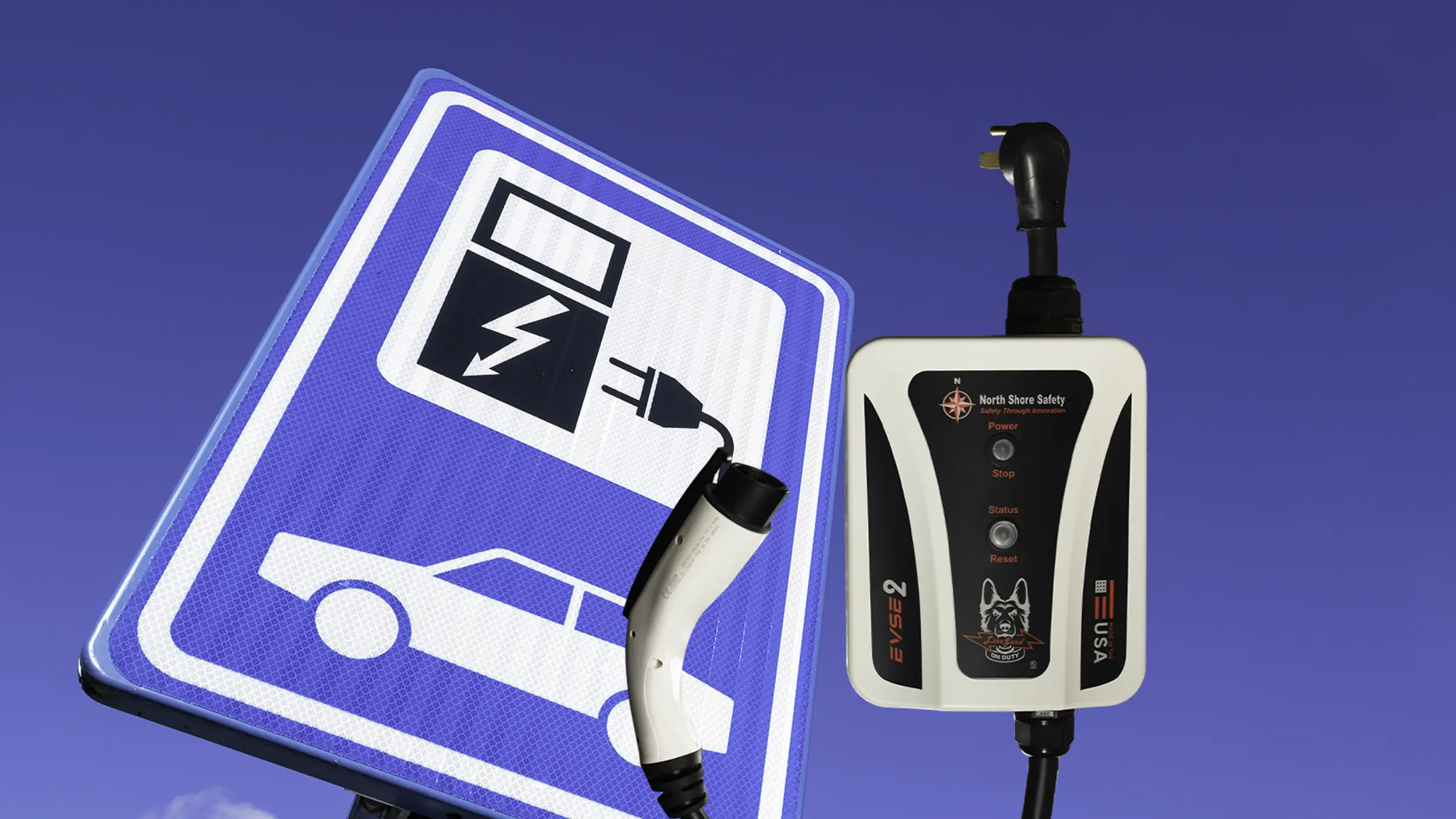 image of North Shore Safety EVSE2 electrical vehicle charger