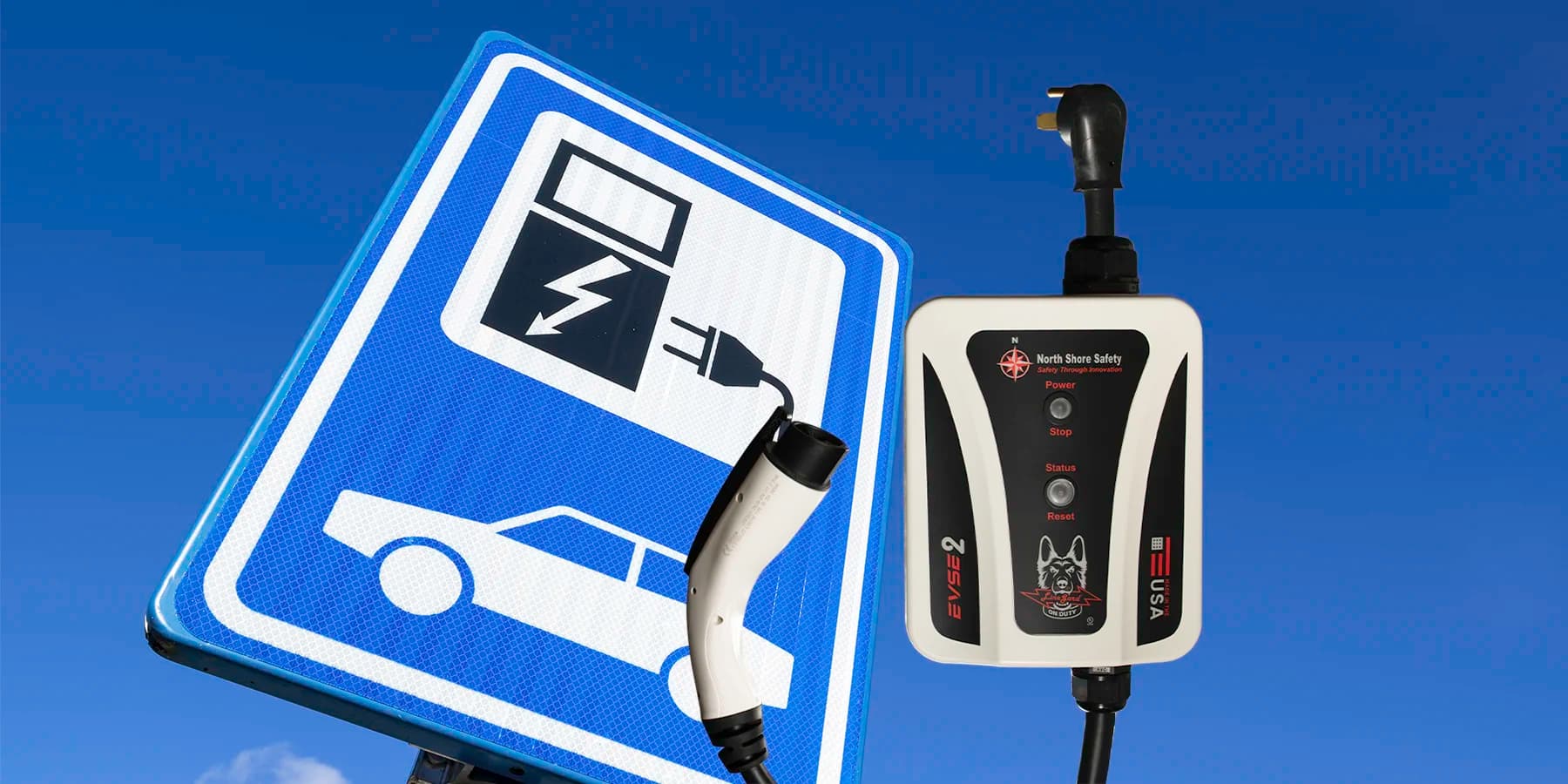 image of North Shore Safety EVSE2 electrical vehicle charger